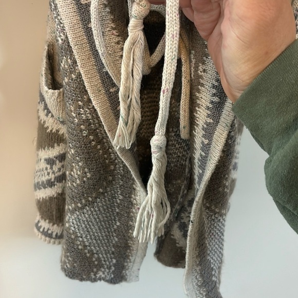 Lovestitch | alpine gypsy Aztec print duster sweater | rare fall winter | small - Picture 11 of 14